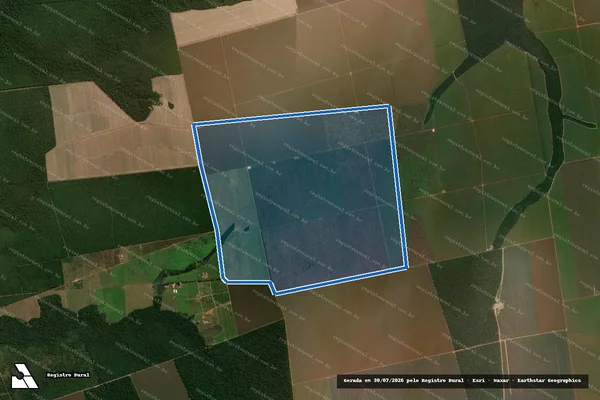 Imagem de satélite de FAZENDA MARINGA I - PARTE 01 em Feliz Natal - MT
