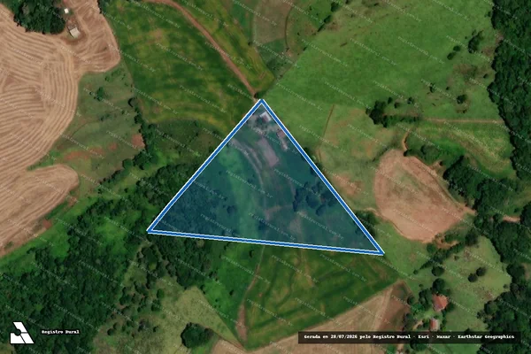Imagem de satélite de Lote 76-B - Gleba 95-FB, Núcleo Francisco Beltrão, Parcela 01 - PARCELA 01 em Nova Esperança do Sudoeste - PR