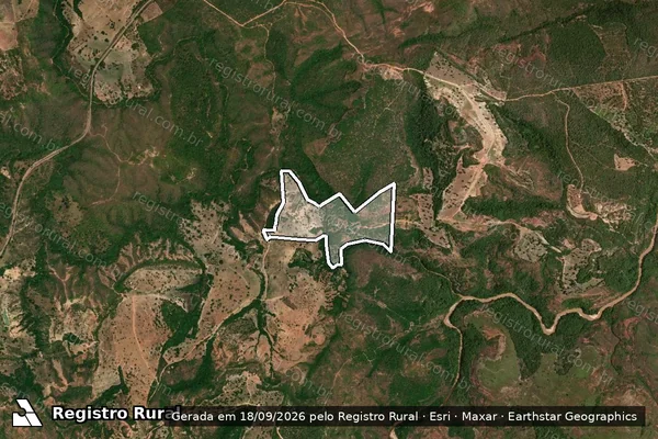 Imagem de satélite de LOTE 04 ? FAZENDA MORAES