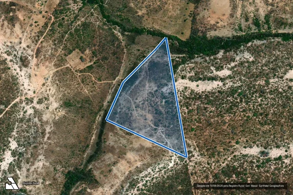 Imagem de satélite de FAZENDA TREIS RIACHO - PARCELA 03 em Santa Fé de Minas - MG