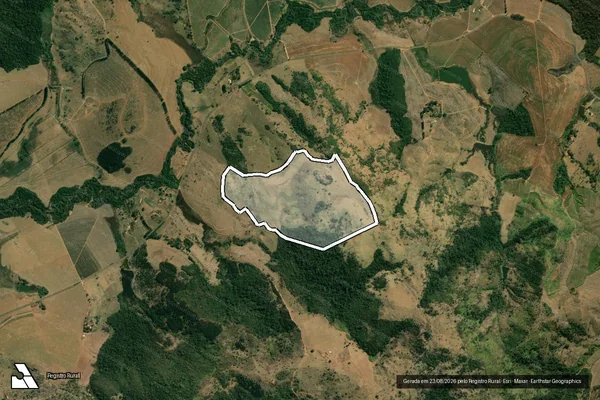 Imagem de satélite de Fazenda Itaçoce - . em Mococa - SP