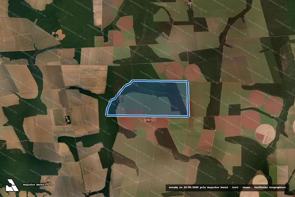 Imagem de satélite de FAZENDA PANORAMA - MATRICULA 1176 em Porto dos Gaúchos - MT