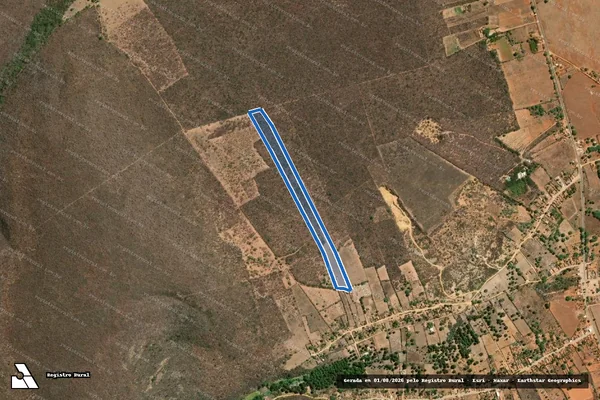 Imagem de satélite de FAZENDA TOCA - FAZENDA TOCA em Uibaí - BA