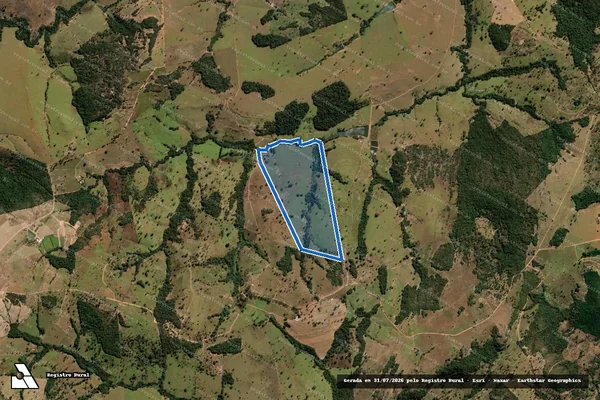Imagem de satélite de FAZENDA FORTUNA - 001 em Rubiataba - GO