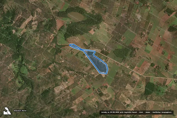 Imagem de satélite de PROJETO DE ASSENTAMENTO BOA VISTA ? AEC VIII - PARTE I em Padre Bernardo - GO