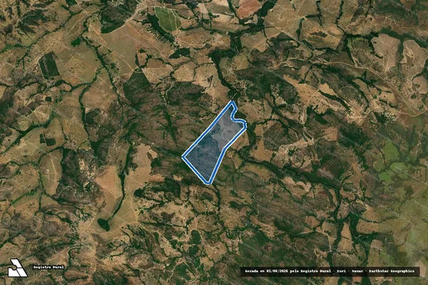 Imagem de satélite de FAZENDA JENIPAPO - GLEBA 02 em Santa Isabel - GO