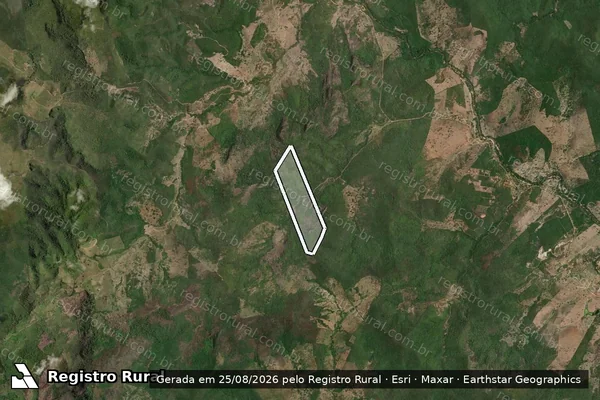 Imagem de satélite de FAZENDA CORREGO DE AREIA - Parte 3 em Almenara - MG