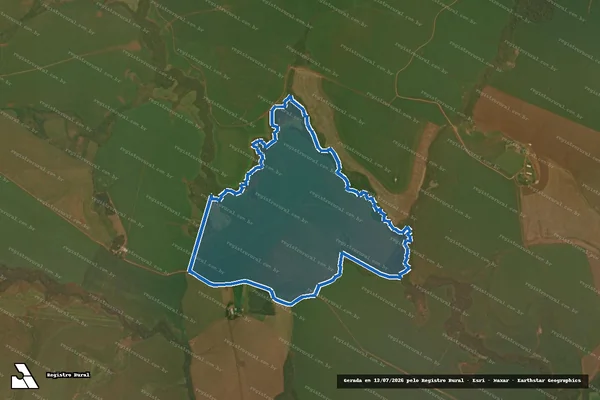 Imagem de satélite de Agropecuária Ipê em Santa Bárbara do Sul - RS