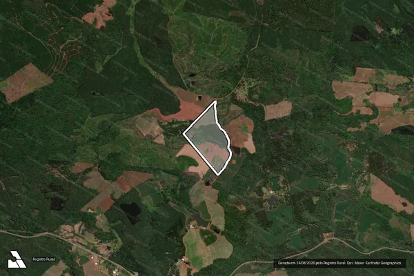 Imagem de satélite de FAZENDA LAGEADO GRANDE - Parcela 1 em Caçador - SC