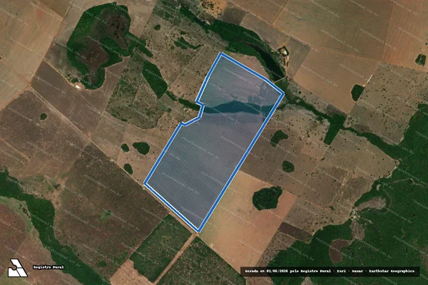 Imagem de satélite de FAZENDA SANTO ANTÔNIO E SANTA MARIA  - Lote nº 06-B.1 - Gleba B-1 em Gurupi - TO