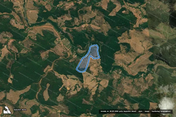 Imagem de satélite de GLEBA 03 ? CASA NOVA DO BOTELHO - em Guaraciaba - MG