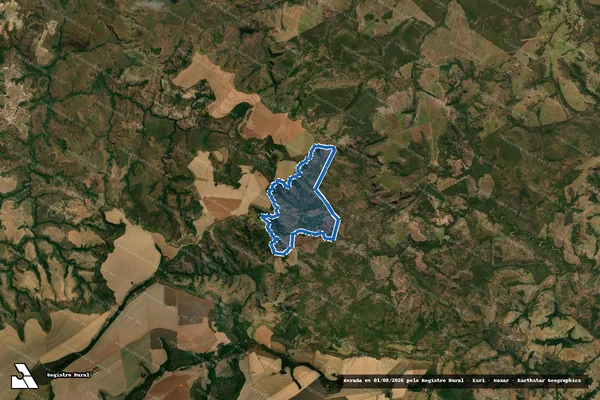 Imagem de satélite de FAZENDA BAÚS - Parte 1 em Alto Araguaia - MT