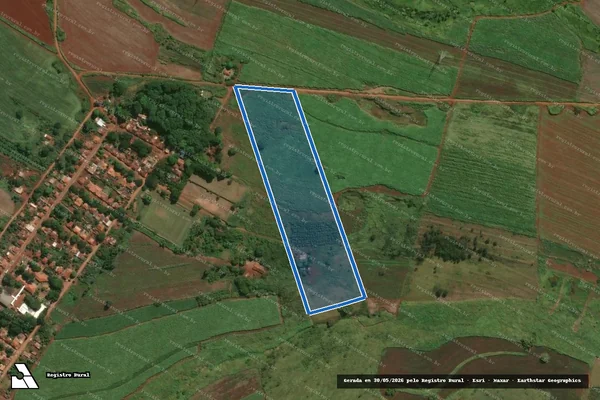 Imagem de satélite de P. A. Bela Vista do Chibarro - Gleba 176 - Lote 139 - Gleba 176 ? Lote 139 em Araraquara - SP