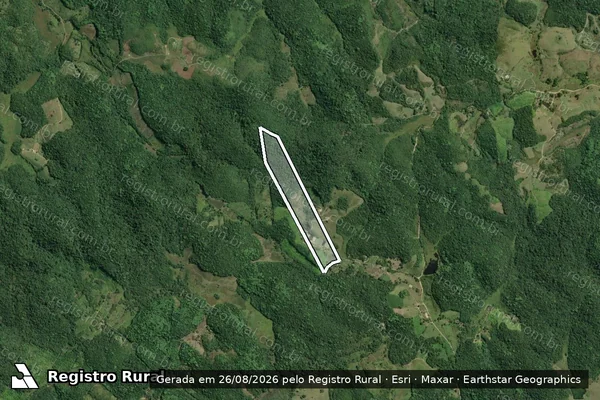 Imagem de satélite de Fazenda Tropical - Lote 442 em Registro - SP