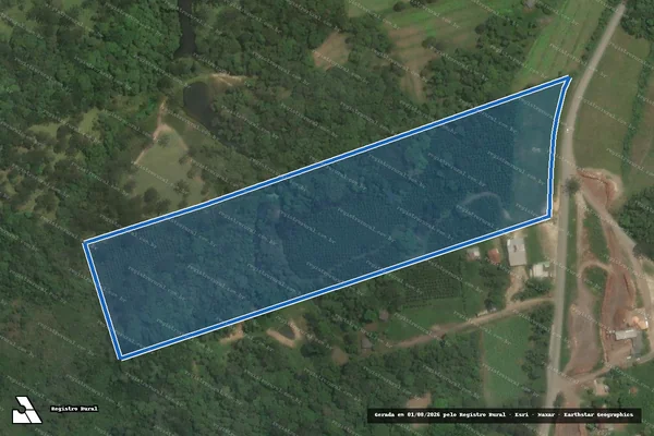Imagem de satélite de FAZENDA RIO DA VEADA em Rio Negrinho - SC