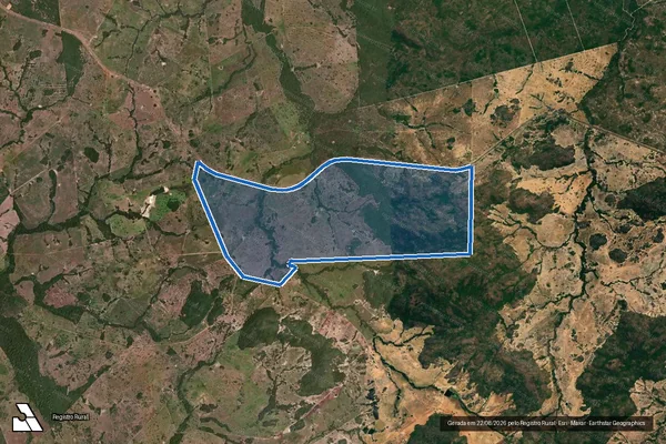 Imagem de satélite de FAZENDA PERDIGÃO - Gleba 02 em Mozarlândia - GO