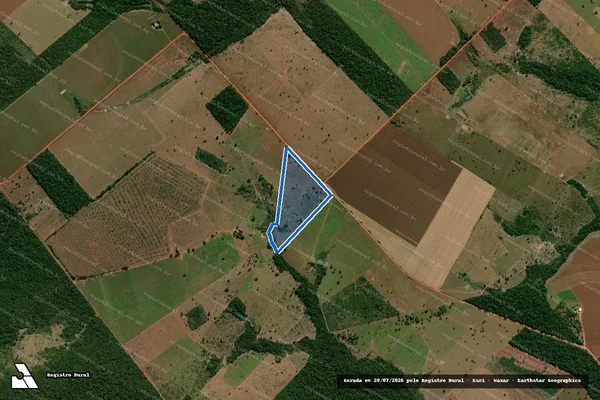 Imagem de satélite de Lote nº 204 - Parcela 1 em Brasnorte - MT