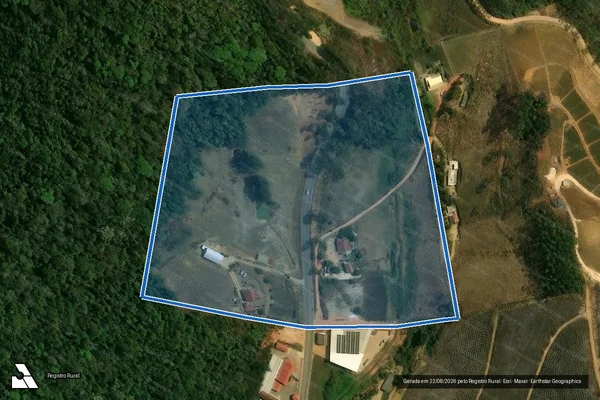 Imagem de satélite de Sitio Juraci - Parte 1 em Santa Maria de Jetibá - ES