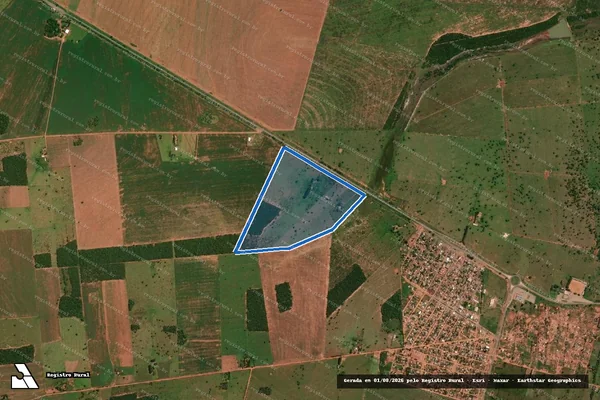 Imagem de satélite de Lote 83 - Assentamento Casa Verde - Parte 1 em Nova Andradina - MS