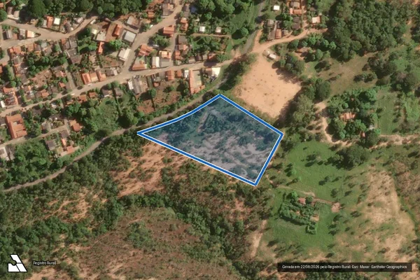 Imagem de satélite de FAZENDA BURITI CARMO GLEBA_A - Parte 1 em Corinto - MG