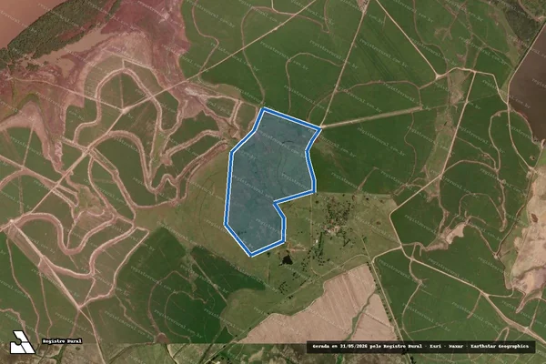Imagem de satélite de São Pedro ? Sede III - Parte 1 em Barra do Quaraí - RS