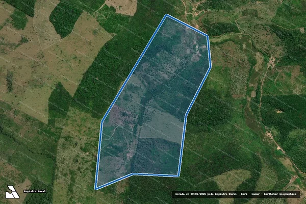 Imagem de satélite de FAZENDA LEAO - Parcela 1 em Marajá do Sena - MA