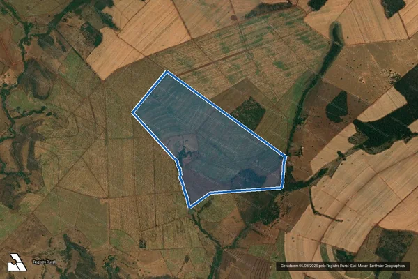 Imagem de satélite de FAZENDA DOS BAÚS ? SUCURÍ - GLEBA 01 em Ituiutaba - MG