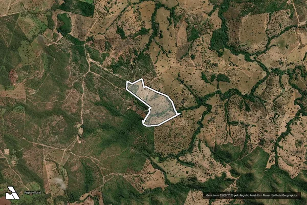Imagem de satélite de FAZENDA SANTA CRUZ - Gleba I em Pilar de Goiás - GO