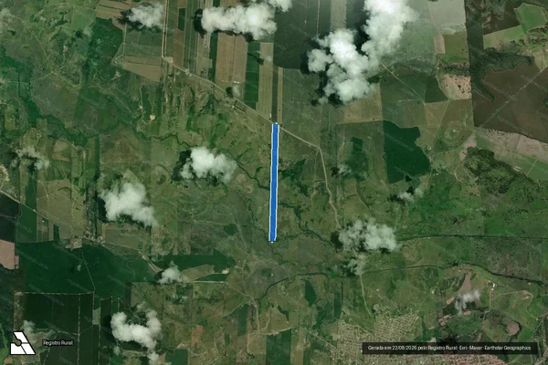 Imagem de satélite de Fazenda Vista Alegre - PARTE 1 em Entre Rios - BA