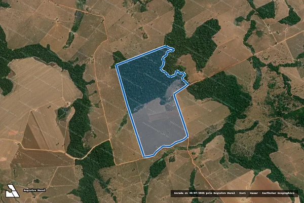 Imagem de satélite de FAZENDA SÃO TOMÉ - Parte 1 em Nova Monte Verde - MT
