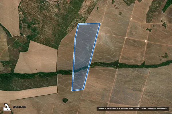 Imagem de satélite de Fazenda Tupiratins