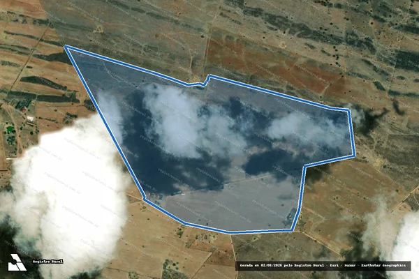 Imagem de satélite de FAZENDA LAGOAS E BOM JESUS - GLEBA em Frei Paulo - SE
