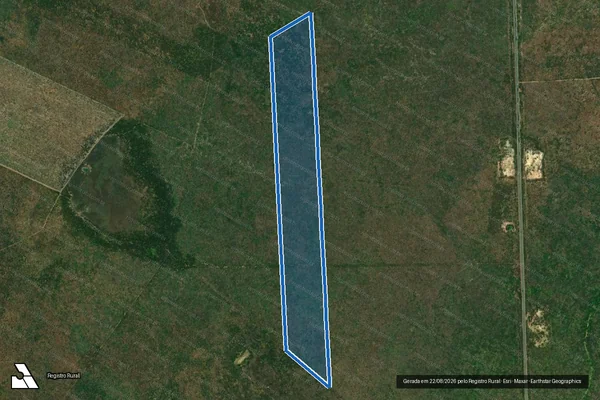 Imagem de satélite de SÍTIO BAIXA DA AROEIRA - GLEBA TOTAL em Mossoró - RN