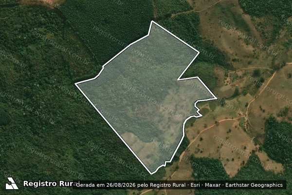 Imagem de satélite de Fazenda Burlantim - Fazenda Burlantim ? Parcela IV em Itamarandiba - MG
