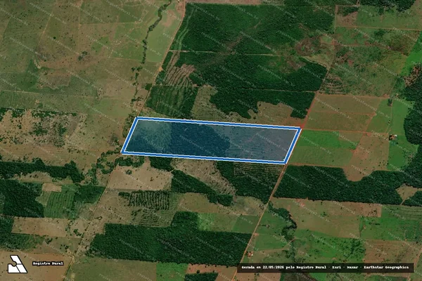 Imagem de satélite de SITIO CRESTANI - LT 08. - LOTE 08 - SÍTIO BOA ESPERANÇA em Costa Marques - RO