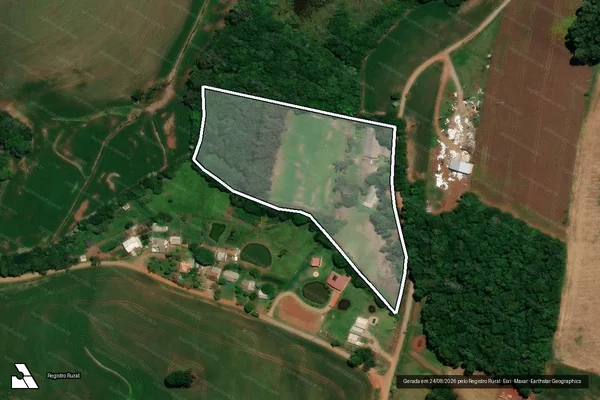 Imagem de satélite de Sede - Parcela 1 em Não-Me-Toque - RS