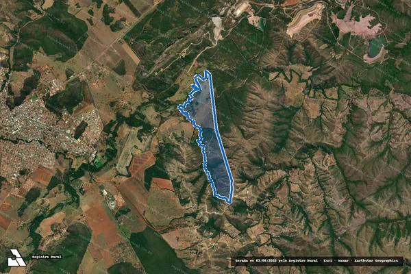 Imagem de satélite de Fazenda Vazantes - 001 em Vazante - MG