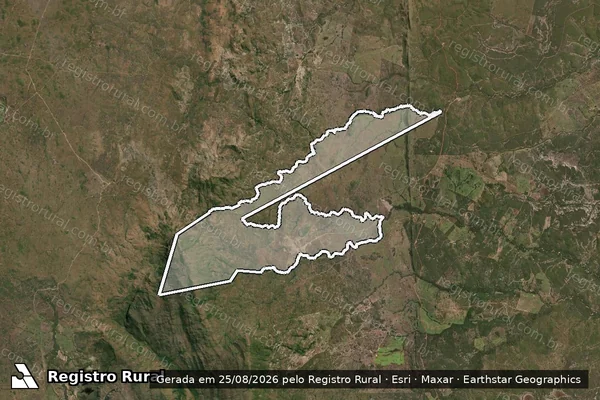 Imagem de satélite de Fazenda Morrinhos - Parte 1 em Paranã - TO