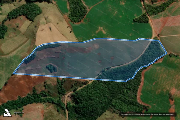 Imagem de satélite de SITIO BRASILÂNDIA - Parte 1 em Santa Maria do Oeste - PR