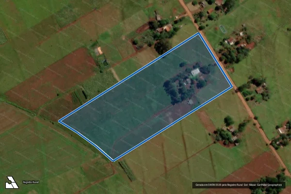 Imagem de satélite de Projeto de Assentamento Itamarati I ? CUT - LOTE 218 em Ponta Porã - MS