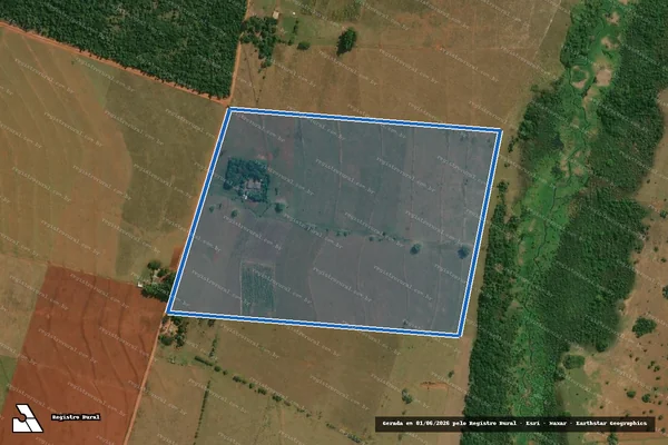 Imagem de satélite de ASS ESTADUAL RANCHO GRANDE PA0102S00Q00L062 - PA0102S00Q00L062 em Euclides da Cunha Paulista - SP