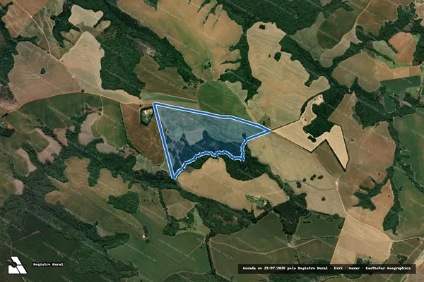 Imagem de satélite de Fazenda Três Barras - Gleba 2 em Ventania - PR