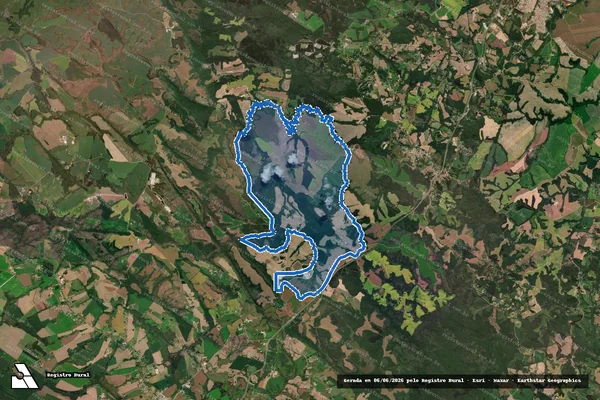 Imagem de satélite de FAZENDA SÃO DANIEL - Parte 1 em Carambeí - PR