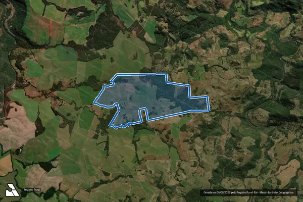 Imagem de satélite de PA São João Maria - Parte 1 em Mangueirinha - PR