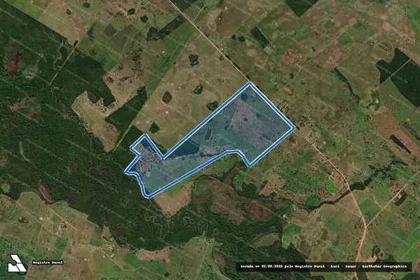 Imagem de satélite de Fazenda Zagaia I - Parte 1 em Rio Verde de Mato Grosso - MS