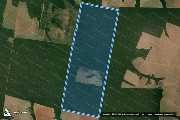 Imagem de satélite de FAZENDA ALEGRIA - FAZENDA ALEGRIA em Tabaporã - MT