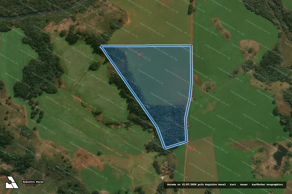 Imagem de satélite de Fazenda São Sebastião  - Parte 1 em Muitos Capões - RS