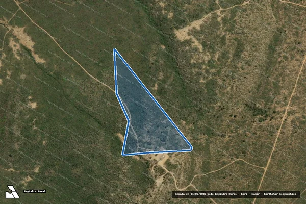Imagem de satélite de Fazenda Pedra de Ferro - Parte 2 em Pindaí - BA