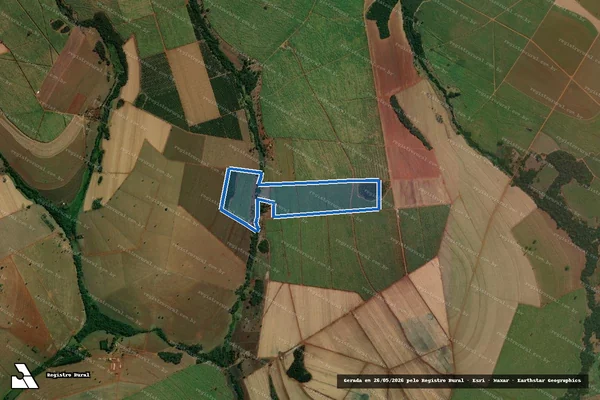Imagem de satélite de FAZENDA PRATA DE CIMA - Gleba A em Conceição das Alagoas - MG