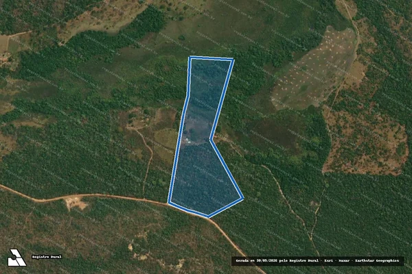 Imagem de satélite de SITIO BRAUNAS - Parte 1 em Diamantina - MG